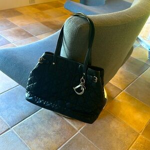 Used Christian Dior Handbag Black